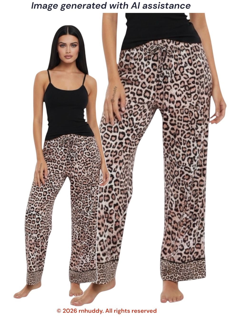 Soma M cool nights printed PJ pants with pockets